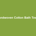 Handwoven Cotton Bath Towel