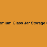 Premium Glass Jar Storage Set