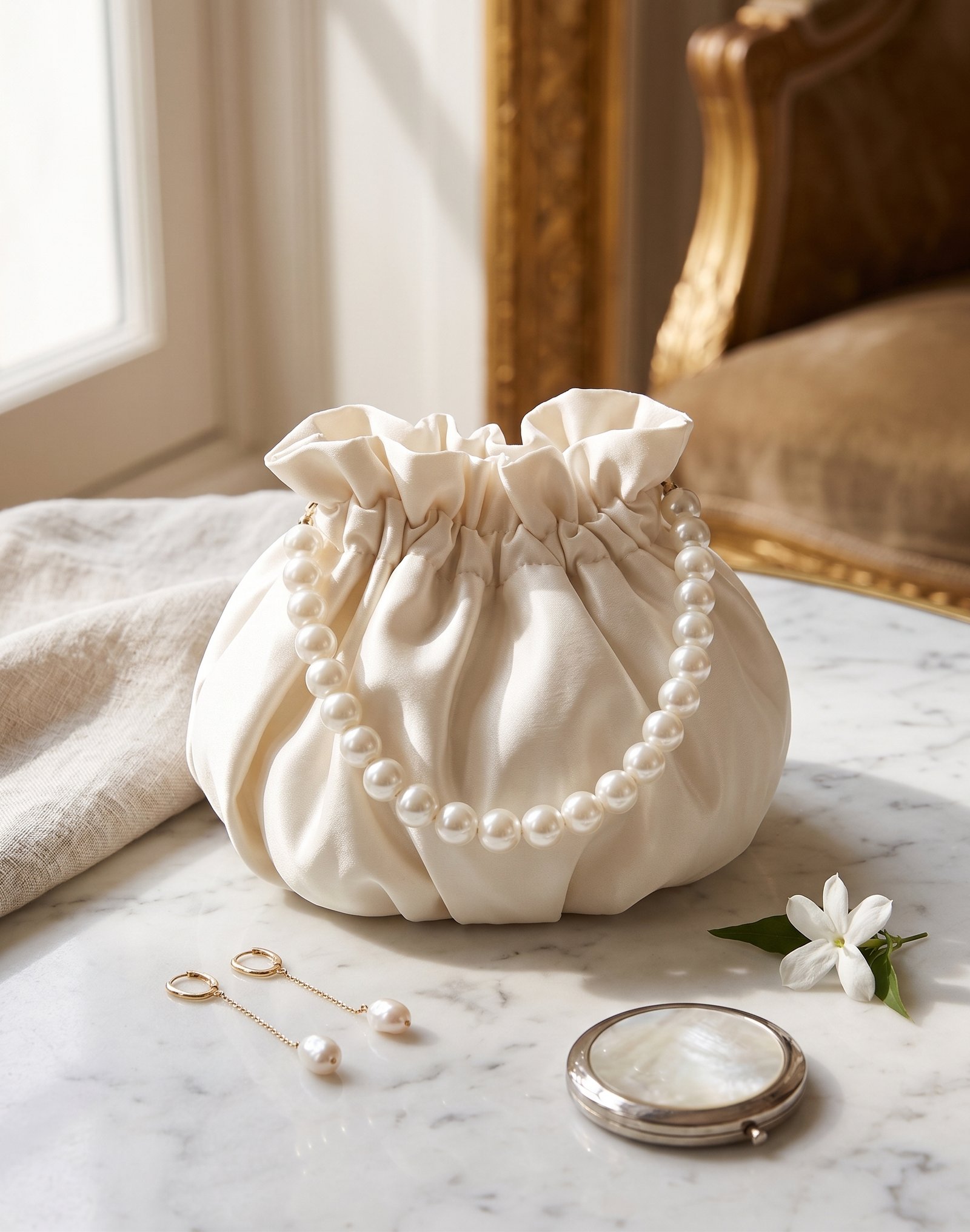 satin soft purse